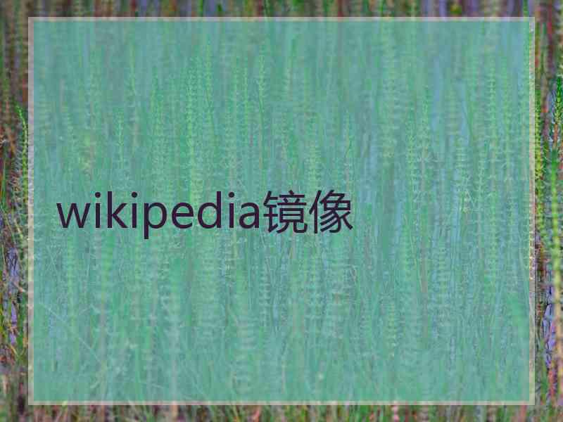 wikipedia镜像
