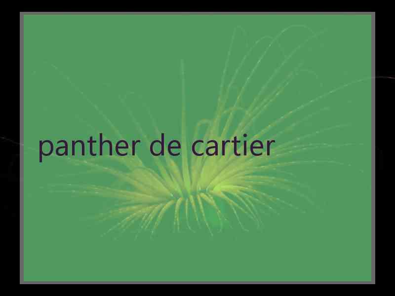 panther de cartier