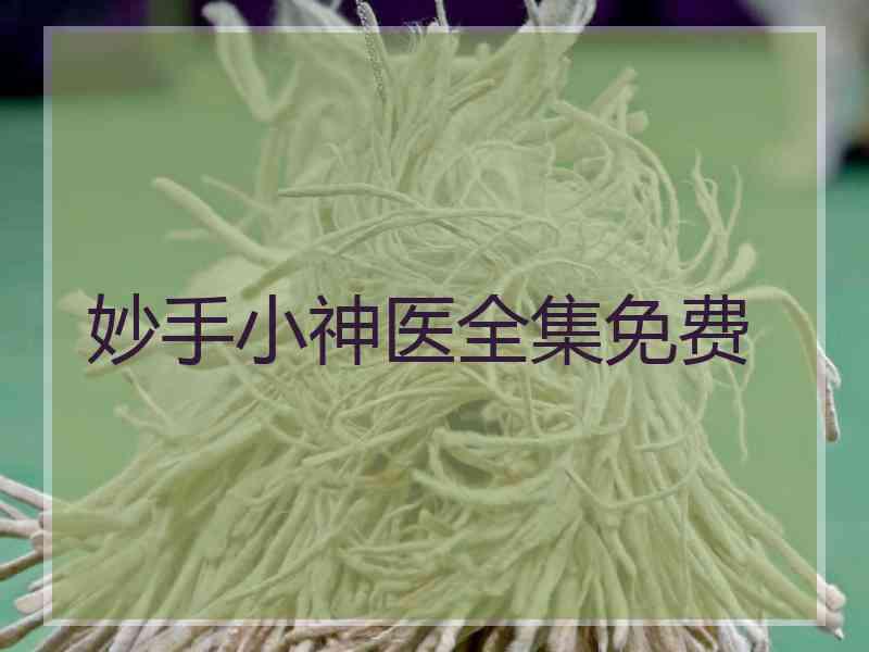 妙手小神医全集免费 妙手小神医全集免费