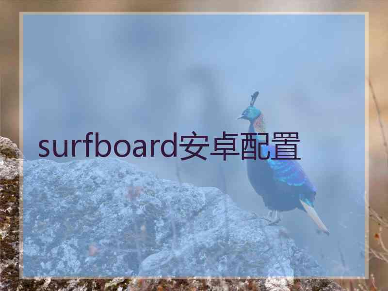 surfboard安卓配置