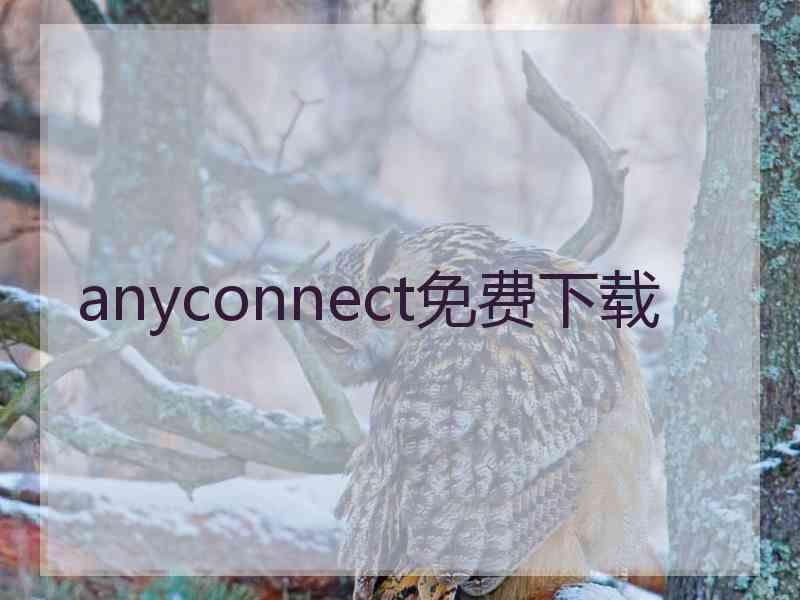 anyconnect免费下载