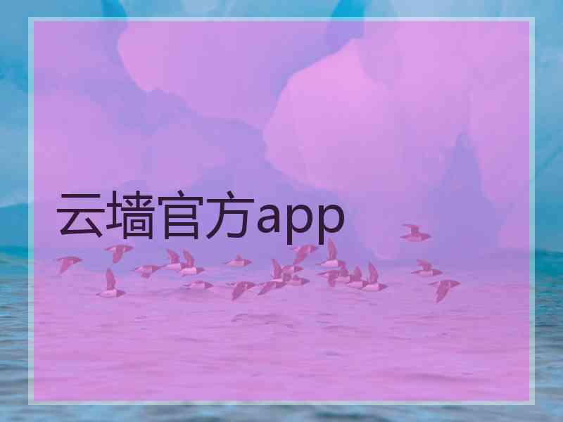 云墙官方app