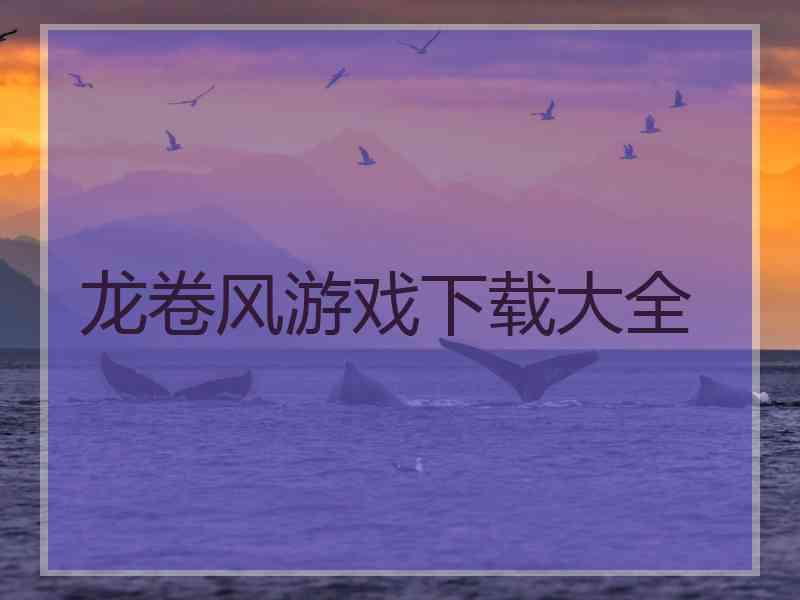 龙卷风游戏下载大全 龙卷风游戏下载大全