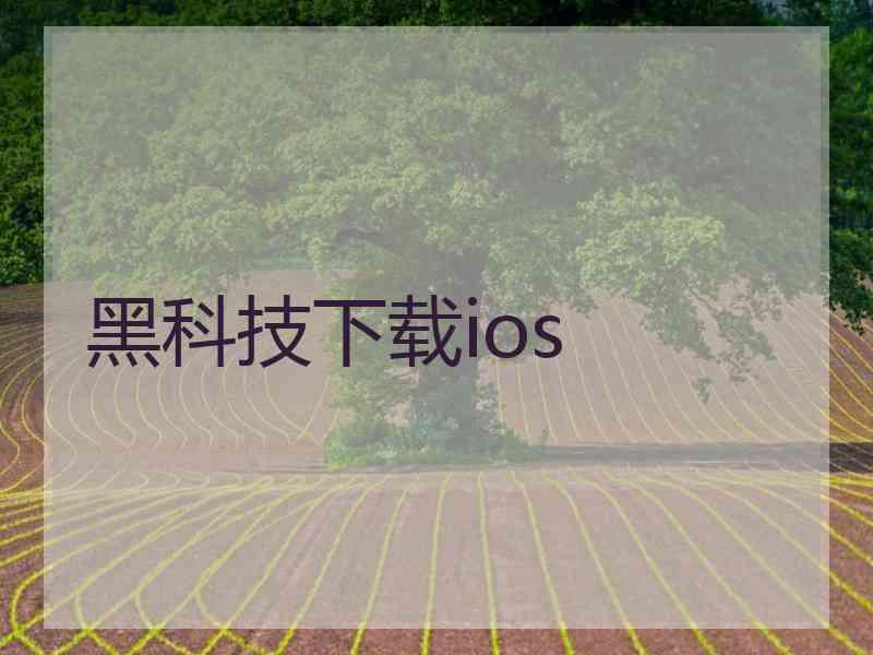 黑科技下载ios 黑科技下载ios
