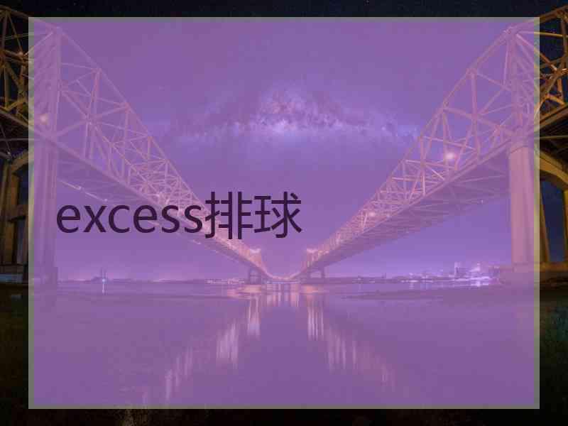 excess排球