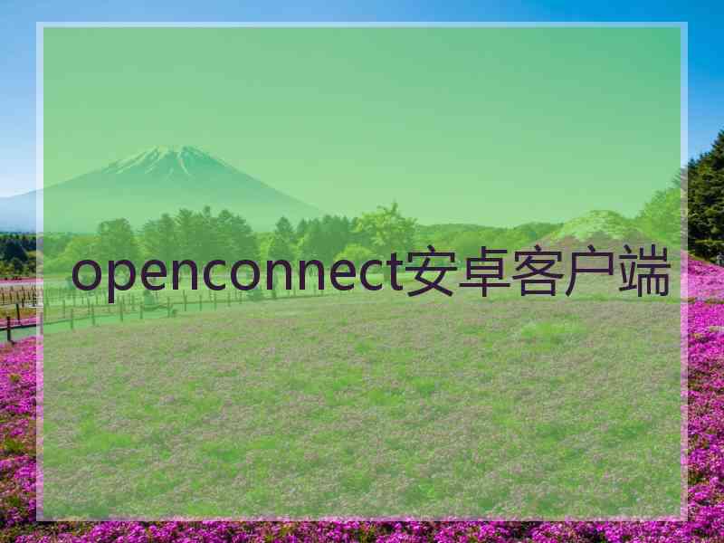 openconnect安卓客户端