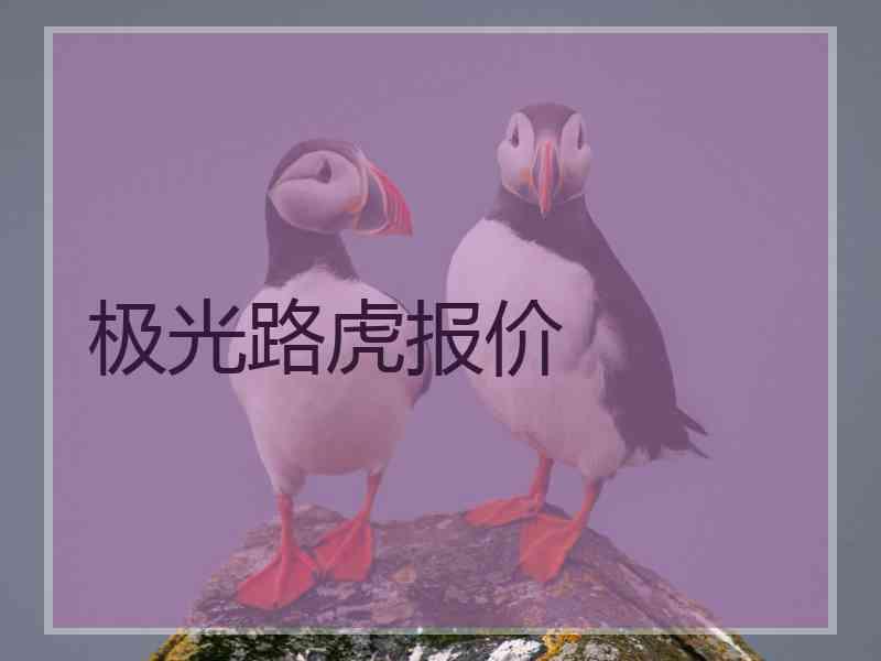 极光路虎报价 极光路虎报价