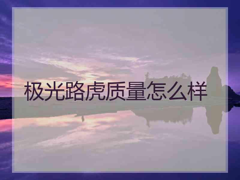 极光路虎质量怎么样 极光路虎质量怎么样