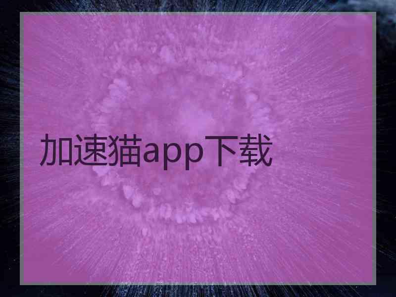 加速猫app下载 加速猫app下载
