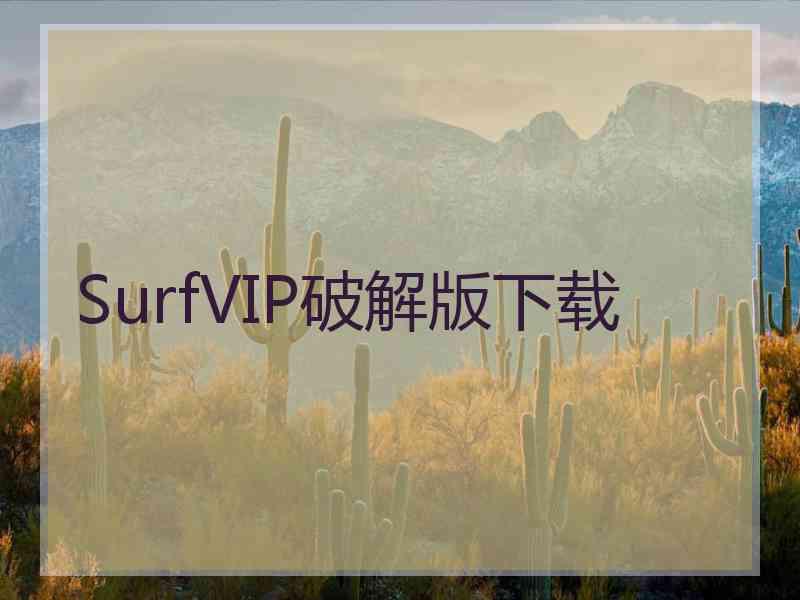 SurfVIP破解版下载