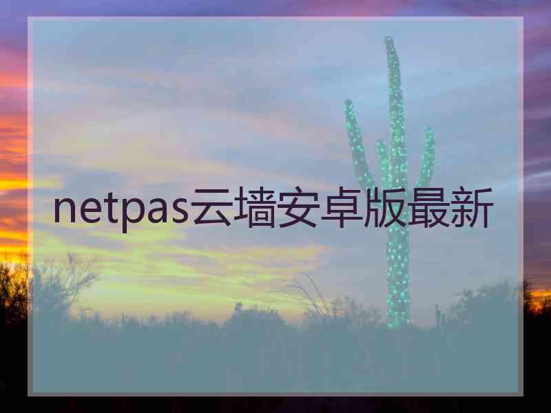 netpas云墙安卓版最新