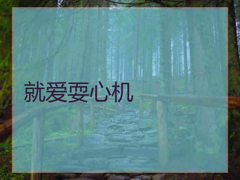 就爱耍心机