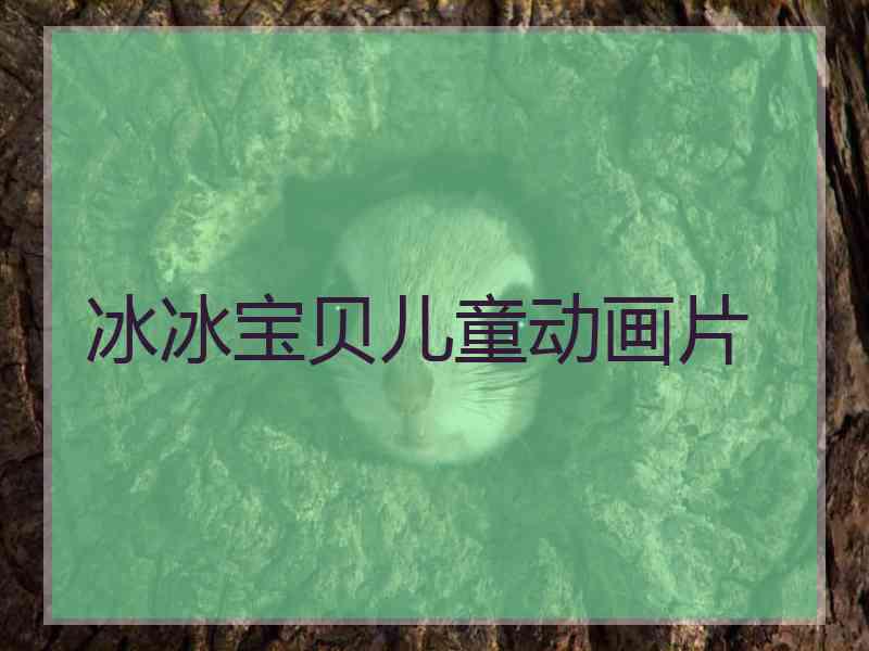 冰冰宝贝儿童动画片