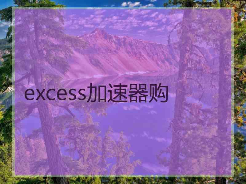 excess加速器购