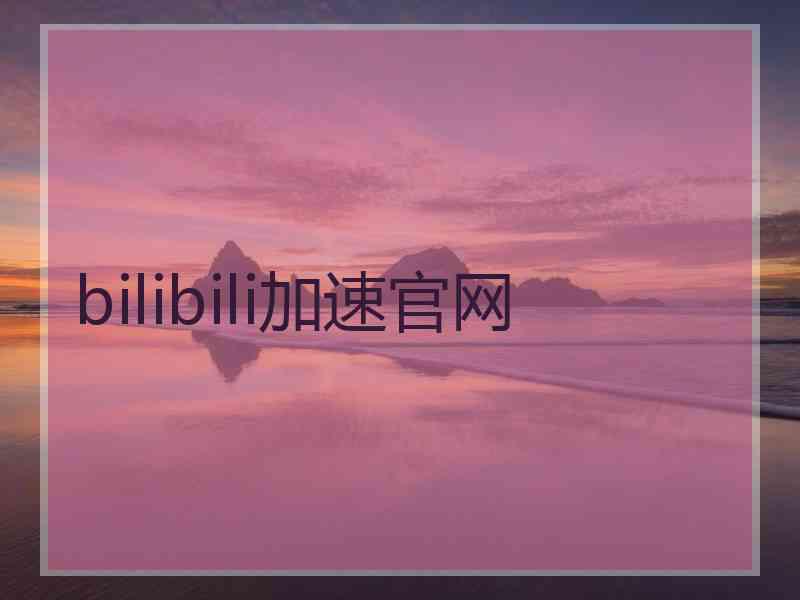 bilibili加速官网