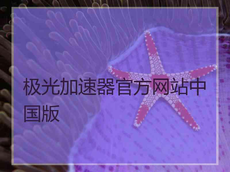 极光加速器官方网站中国版