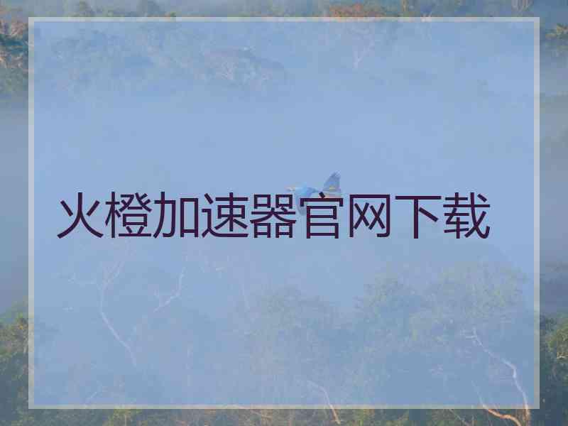 火橙加速器官网下载