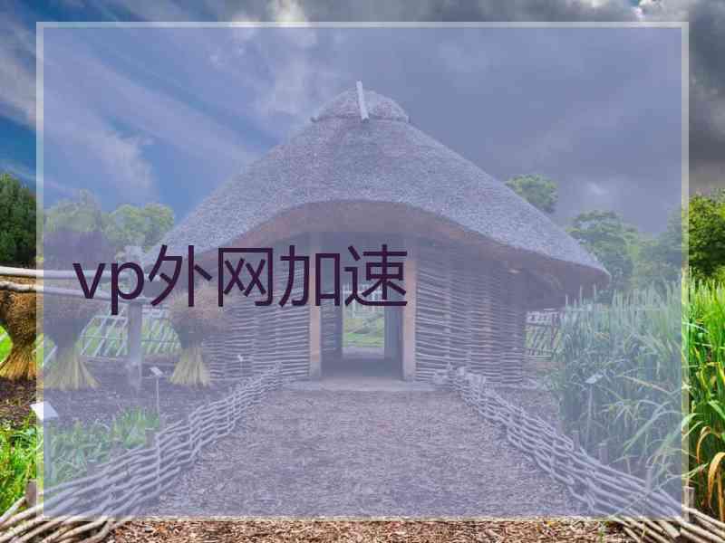 vp外网加速