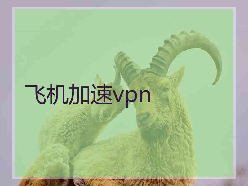 飞机加速vpn