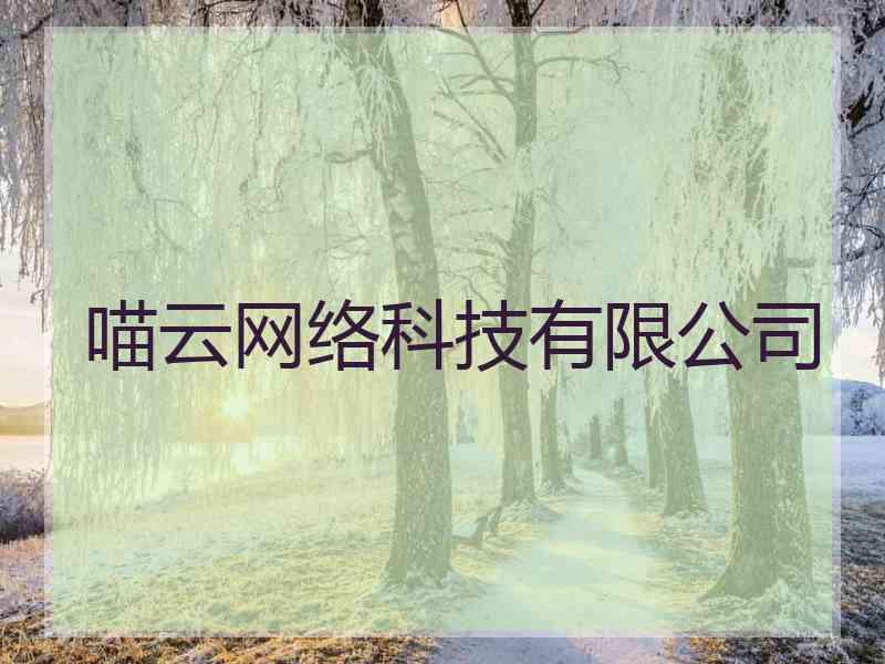 喵云网络科技有限公司