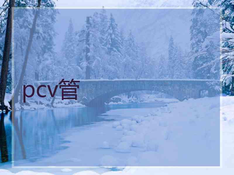 pcv管