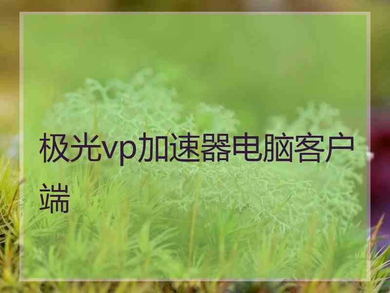 极光vp加速器电脑客户端