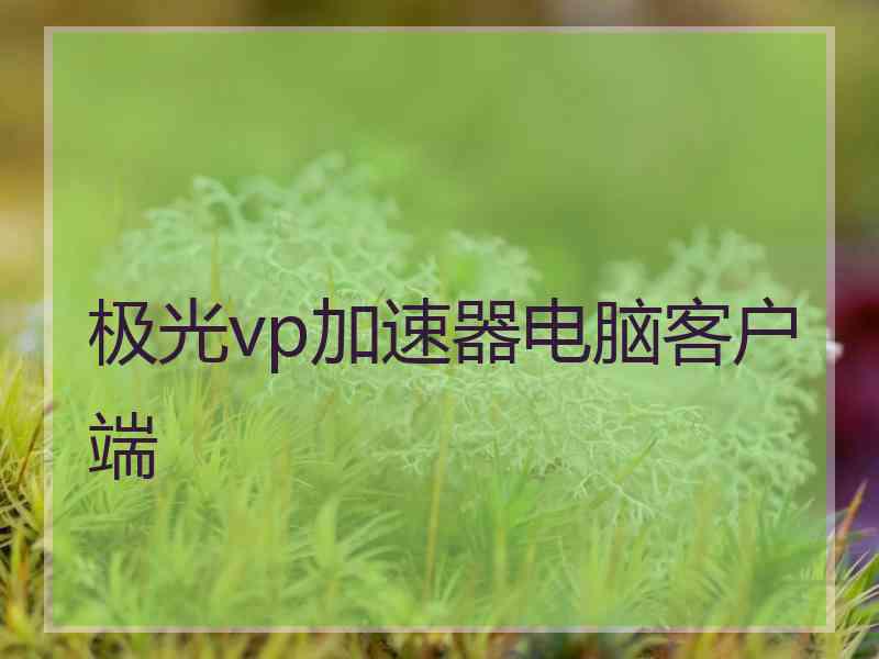 极光vp加速器电脑客户端