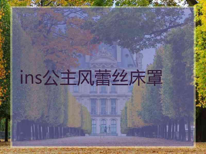 ins公主风蕾丝床罩