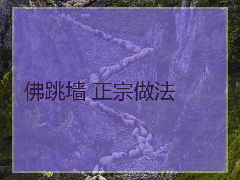 佛跳墙 正宗做法