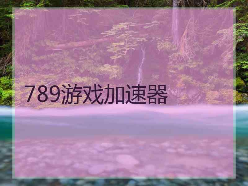 789游戏加速器