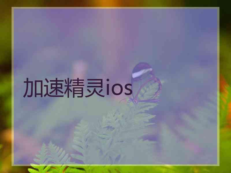 加速精灵ios