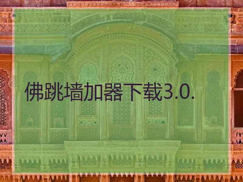 佛跳墙加器下载3.0.