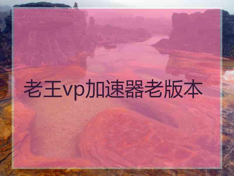 老王vp加速器老版本