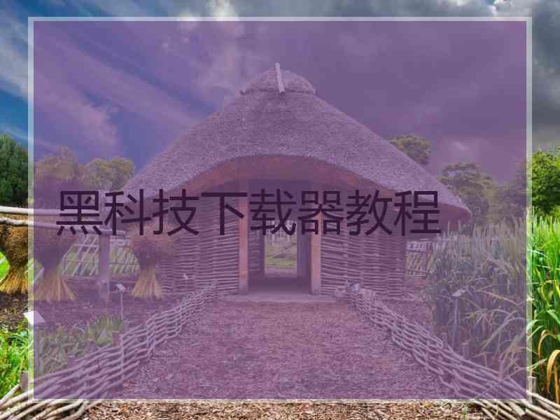 黑科技下载器教程