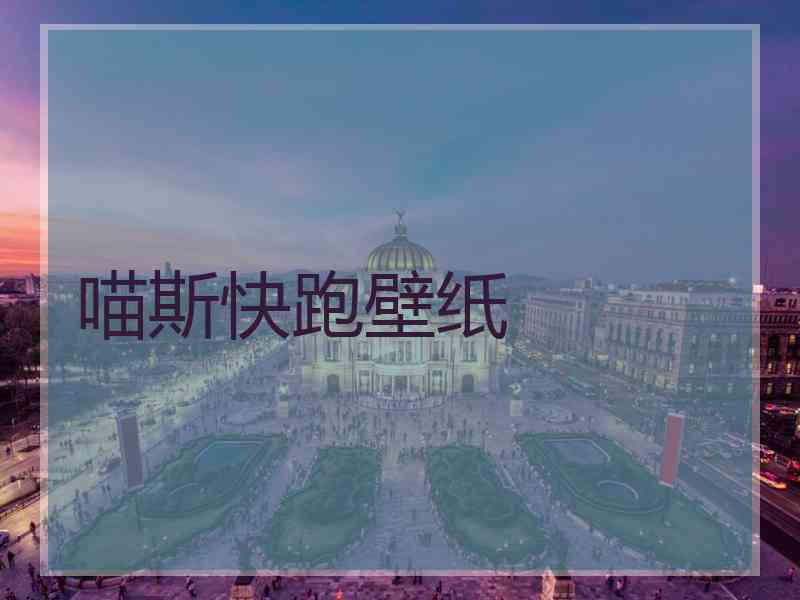 喵斯快跑壁纸