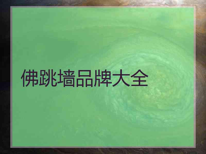 佛跳墙品牌大全