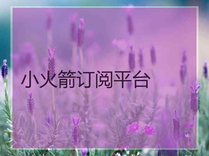 小火箭订阅平台