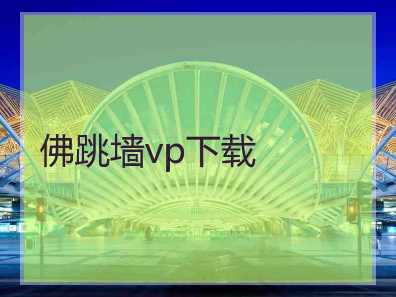 佛跳墙vp下载