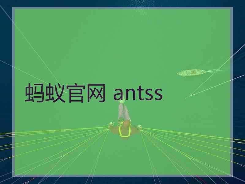 蚂蚁官网 antss