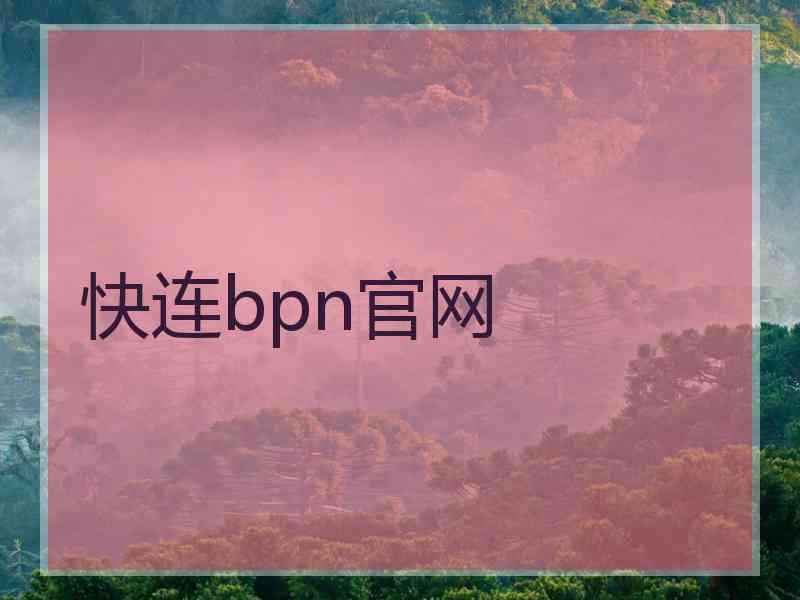 快连bpn官网
