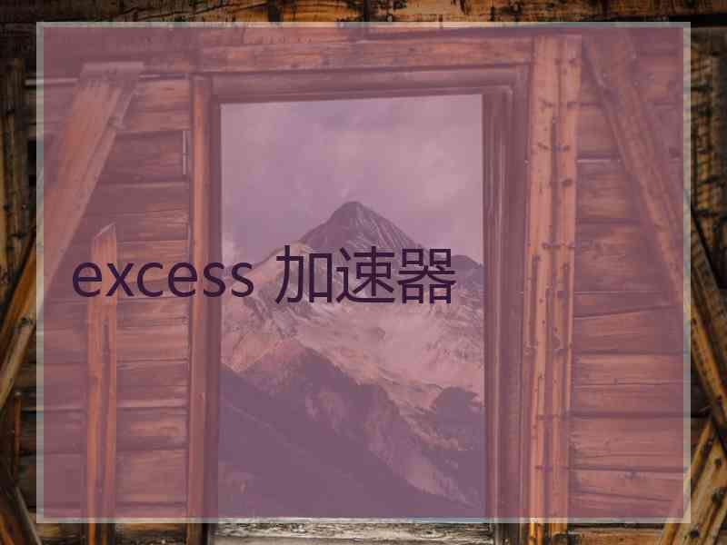 excess 加速器