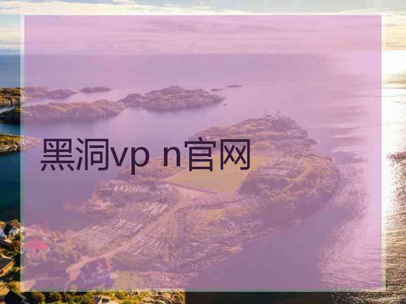 黑洞vp n官网