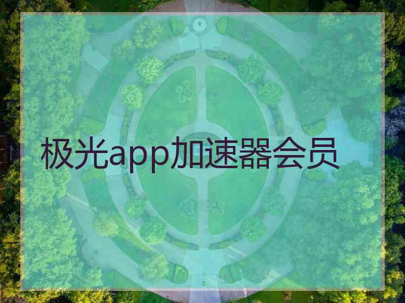 极光app加速器会员