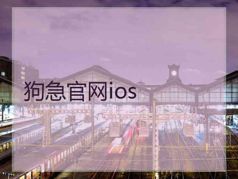 狗急官网ios
