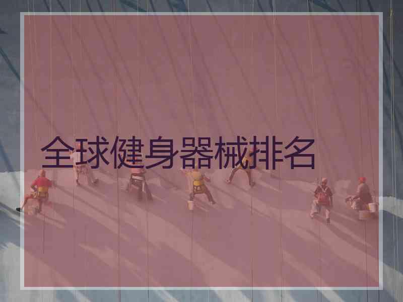全球健身器械排名