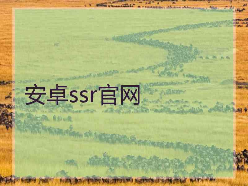 安卓ssr官网