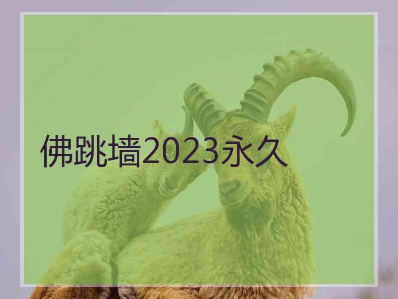 佛跳墙2023永久