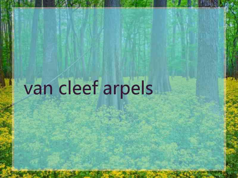 van cleef arpels