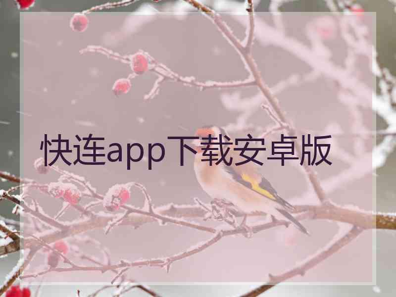 快连app下载安卓版