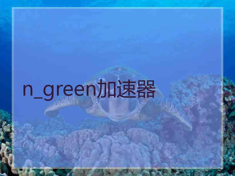 n_green加速器